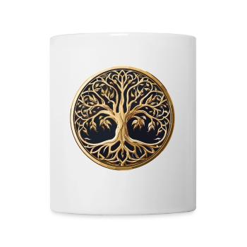 Baum des Lebens - Tasse - Weiß - Vorne