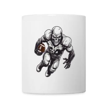 Un squelette joueur de football américain - Mug blanc - blanc - Devant