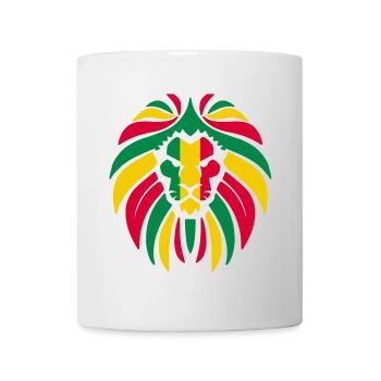 Reggae Lion - Fier Cannabis - Mug blanc - blanc - Devant