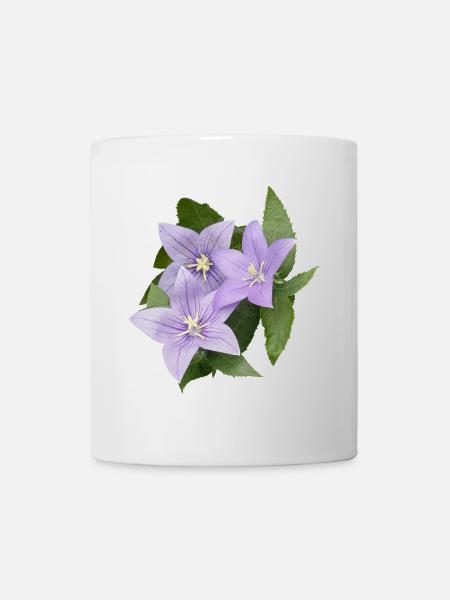 FLEUR DE BALLON VIOLET - Mug blanc - blanc