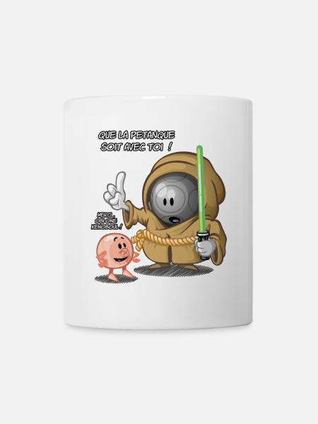 Que la pétanque soit avec toi ! - Mug blanc - blanc