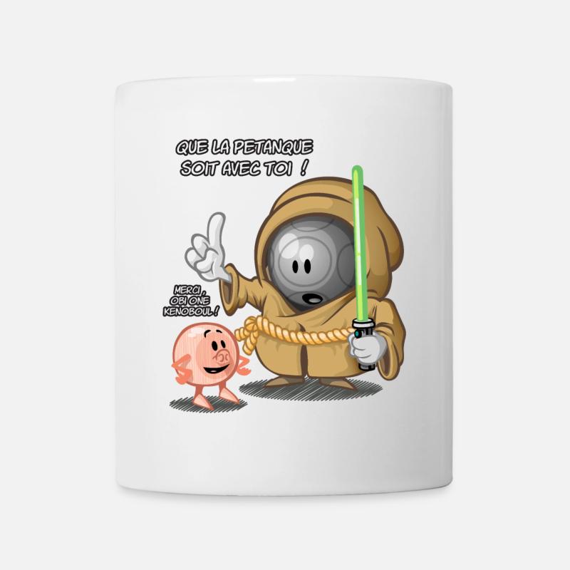 Que la pétanque soit avec toi ! - Mug blanc - blanc