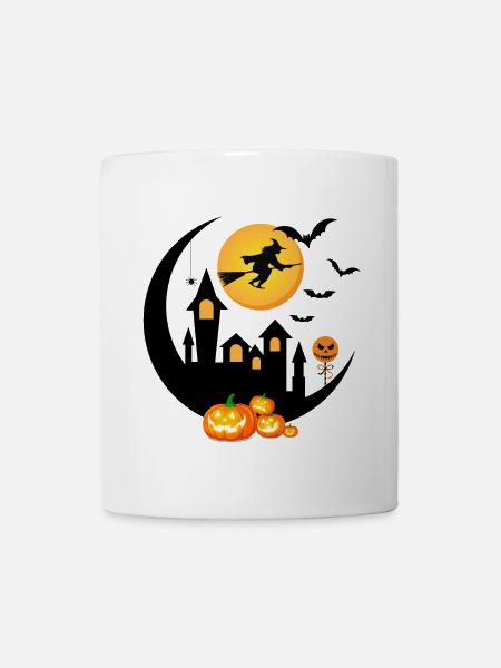 Halloween-Atmosphäre - Tasse - Weiß