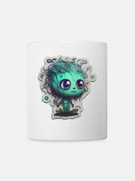 Monsterchen - Tasse - Weiß