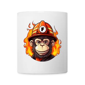 Fire Brigade Monkey - Mug - white - Front