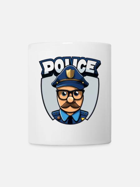 Policier, Police - Mug blanc - blanc