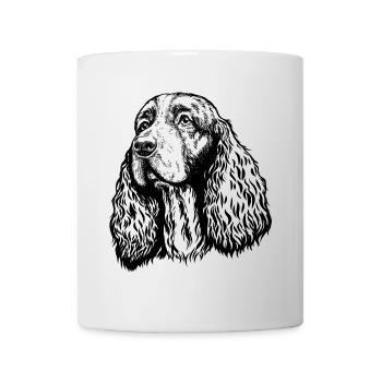 Spaniel Portrait - Mug - white - Front