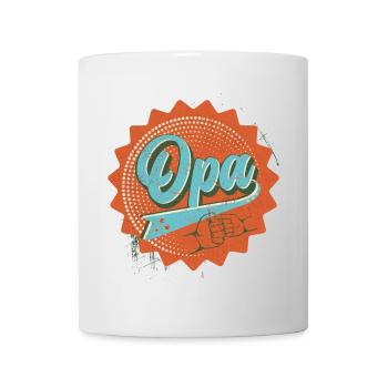 Grand-père rétro - Mug blanc - blanc - Devant