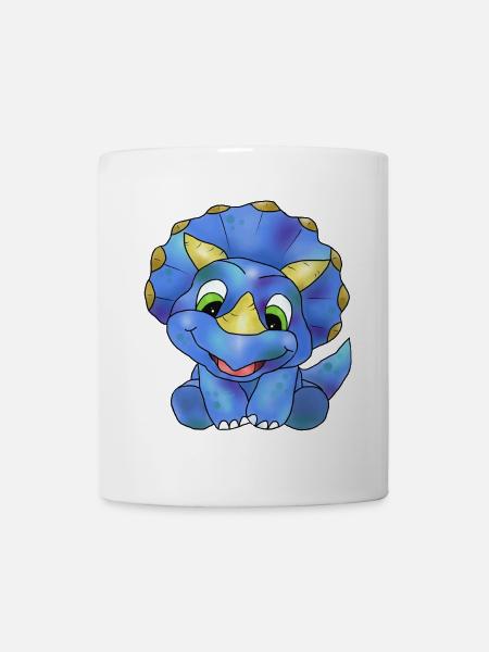 freundlicher Dino - Tasse - Weiß