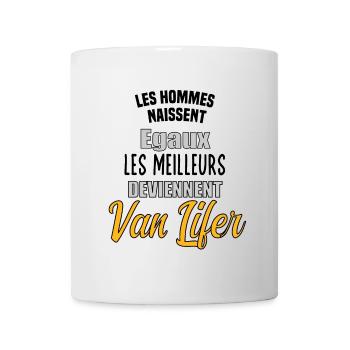 Egaux deviennent Van Life - Mug blanc - blanc - Devant