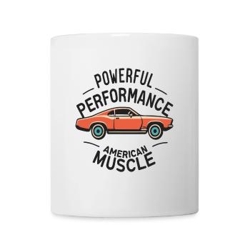 Muscle Car Voiture USA - Mug - white - Front