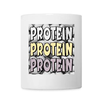 PROTEIN BOHNEN - Tasse - Weiß - Vorne