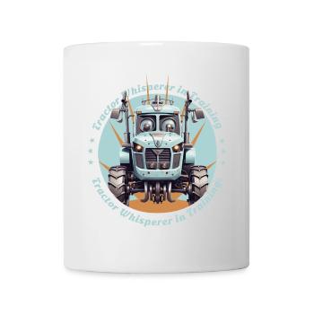 Traktorflüsterer in der Ausbildung - Tasse - Weiß - Vorne