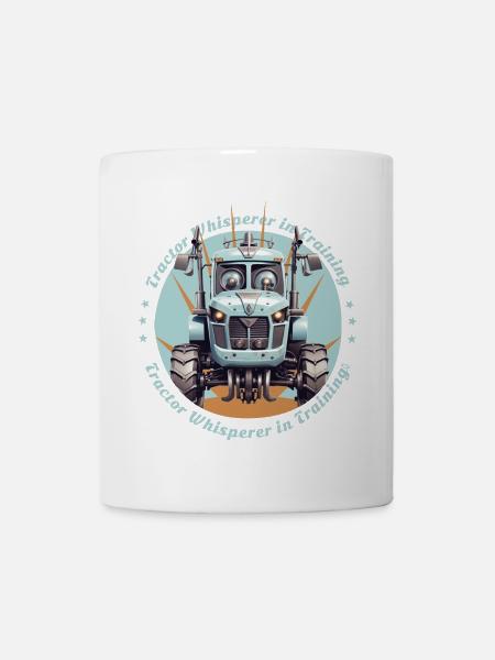 Traktorflüsterer in der Ausbildung - Tasse - Weiß