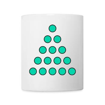 WEIHNACHTEN. FROHE WEIHNACHTEN. FROHE WEIHNACHTEN. NEUJAHRSTAG - Tasse - Weiß - Vorne