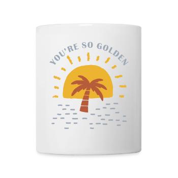 You're so golden - sun desert graphic - Mug - white - Front
