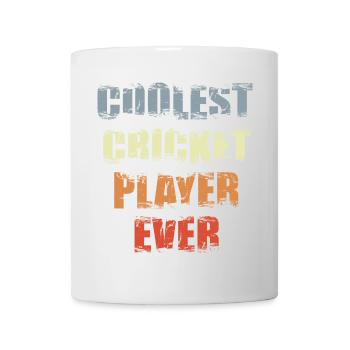Coolest Cricket Player - Mug - white - Front