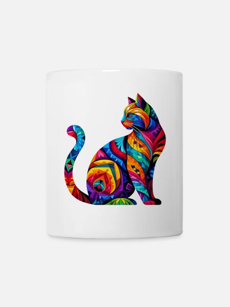 Katze - Tasse - Weiß