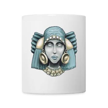 Aztekische Göttin Chalchiuhtlicue Farbe - Tasse - Weiß - Vorne