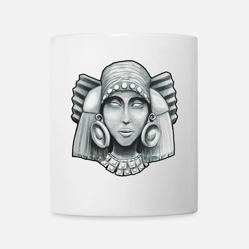Aztekische Göttin Chalchiuhtlicue 2 - Tasse - Weiß