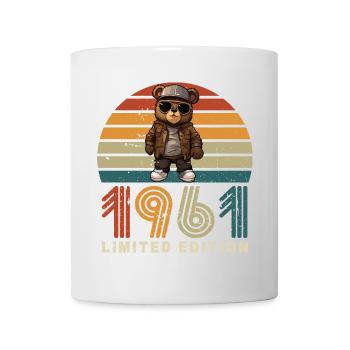 1961 Limited Edition Birthday Vintage Retro - Mug - white - Front