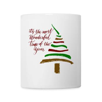 Christmas tree - Mug - white - Front