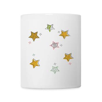 Sterne - Tasse - Weiß - Vorne