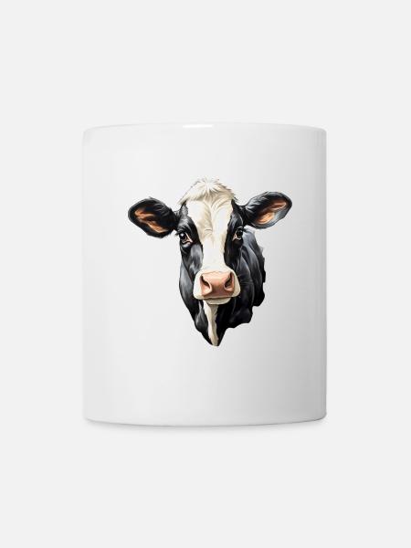 Fermier de cadeaux de la ferme noire et blanche Holst - Mug blanc - blanc