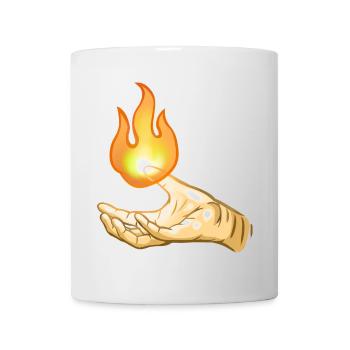Flame - Mug - white - Front