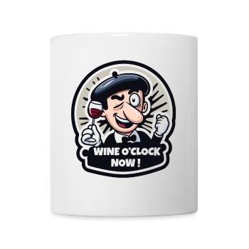 Pour les amateurs de vin humour - Mug blanc - blanc - Devant