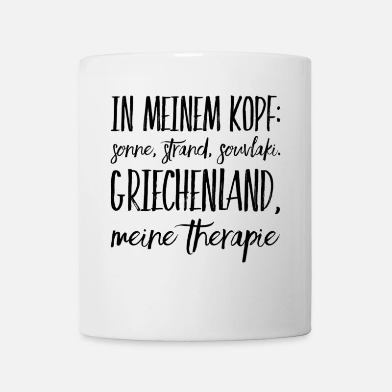 Lustiger Griechischer Spruch Griechenland Geschenk - Tasse - Weiß