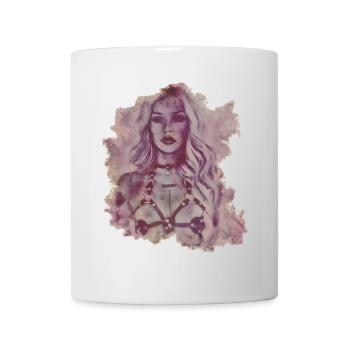 Sexy Girl Tattoo Ink BDSM Grunge T-Shirt - Mug - white - Front