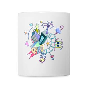 Fantaisie - Monde pour enfants - Mug blanc - blanc - Devant