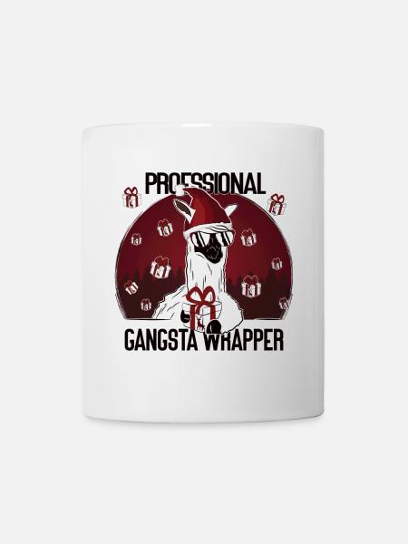 Gangsta Lama – Professional Gift Wrapper - Mug - white