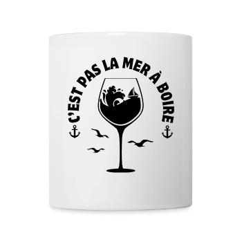 mer, marin, vacances à la mer - Mug blanc - blanc - Devant