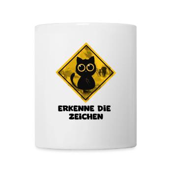Erkenne die Zeichen - Tasse - Weiß - Vorne