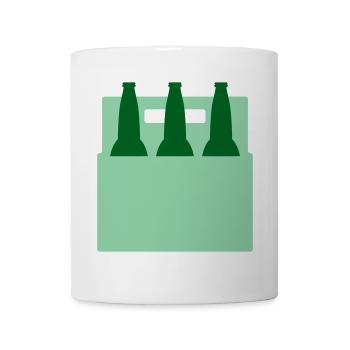 Sixpack - Tasse - Weiß - Vorne