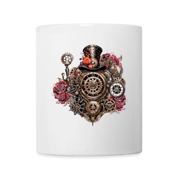 Magnifique design Steampunk - Mug blanc - blanc - Devant