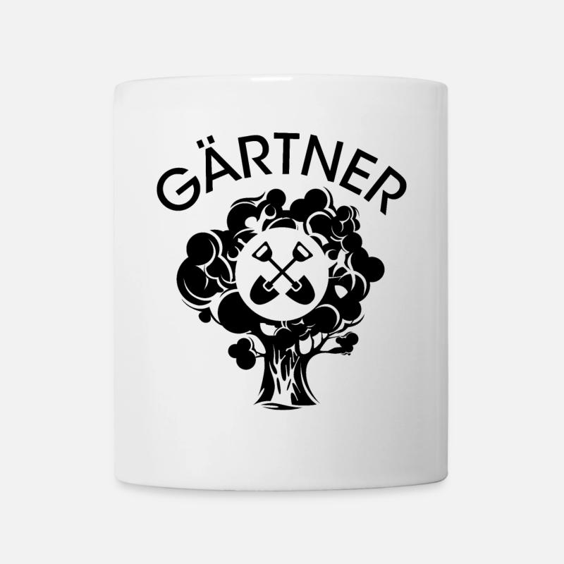 Gärtner Werkzeug Baum Symbol Garten Schaufel icon - Tasse - Weiß