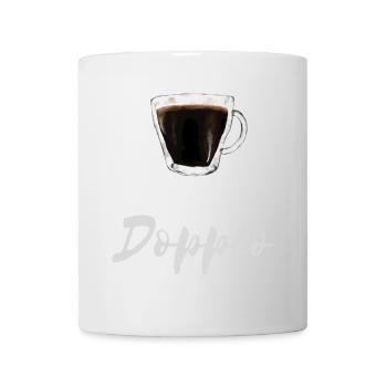 Chemise Doppio Espresso Coffee Barista Cafe - Mug blanc - blanc - Devant