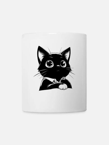 Anime Style Cat - Mug - white