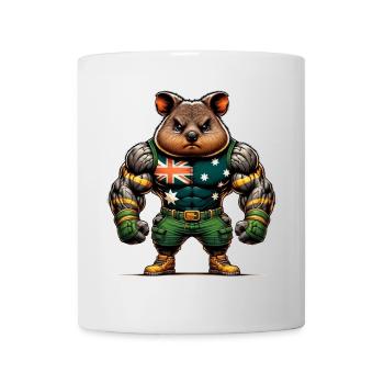 Quokka Australien Kämpfer Design - Tasse - Weiß - Vorne