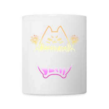 Happy New Year Cat #3 Frohes Neues Jahr Katze - Mug - white - Front