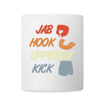 Jab Hook Uppercut Kick - Mug - white - Front