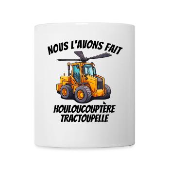 chantier, travaux, chef de chantier - Mug blanc - blanc - Devant