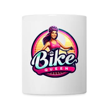 Bike Queen Empowerment Design - Mug - white - Front