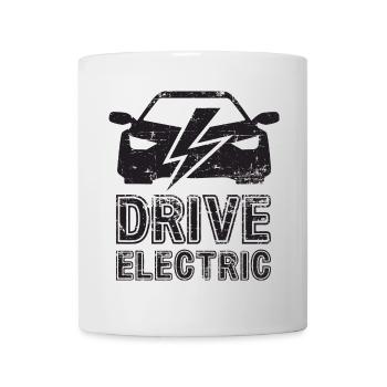 Drive Electric Supercharge - Electric Car Fans - Mug - white - Front