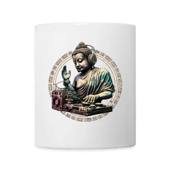 DJ Buddha - lass den Scheiß los - Tasse - Weiß - Vorne