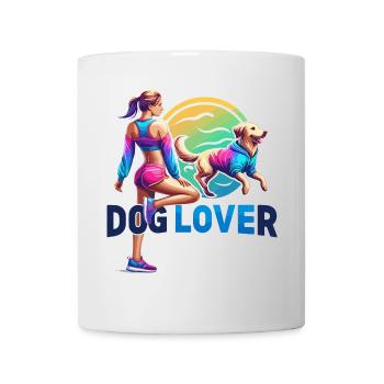 Vibrant Dog Lover Fitness Design - Mug - white - Front