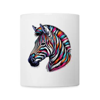 Zebra - Tasse - Weiß - Vorne